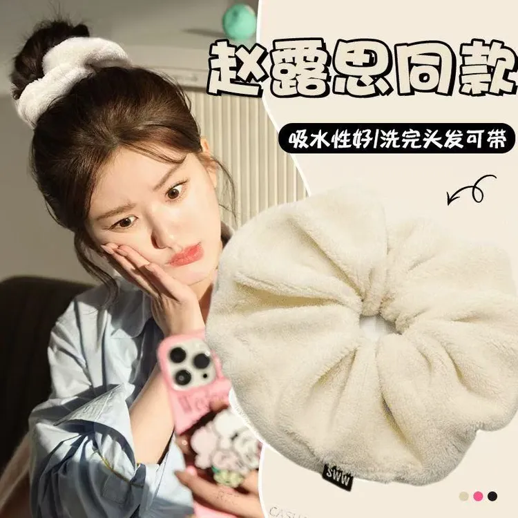 干发神器快速干发超大吸水毛巾发圈大肠秋冬洗脸束发带睡眠护发圈