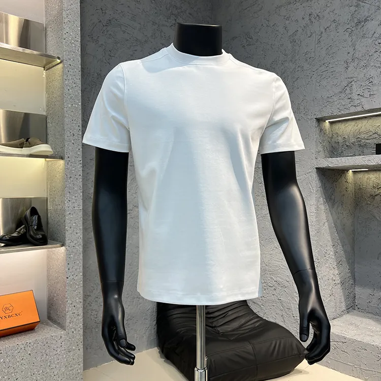 【关先生男装】2025夏款短袖潮牌重磅莫代尔T恤百搭帅气潮流圆领男t