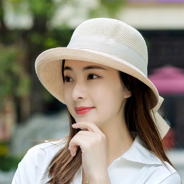 早春秋季遮阳防晒渔夫帽子女夏天韩版时尚百搭英伦礼帽遮阳帽日系