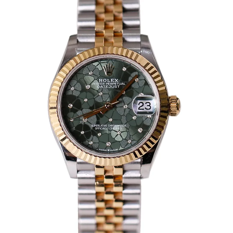 95新 Rolex/劳力士 日志系列23年全套278273间金橄榄绿盘
