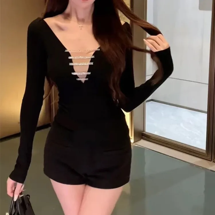大码女装9391性感辣妹纯欲显瘦洋气时尚百搭上衣