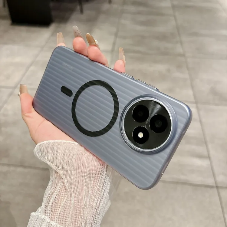 新款磁吸适用红米k80至尊版手机壳k80瓦楞纹冰雾肤感磨砂防摔硬壳