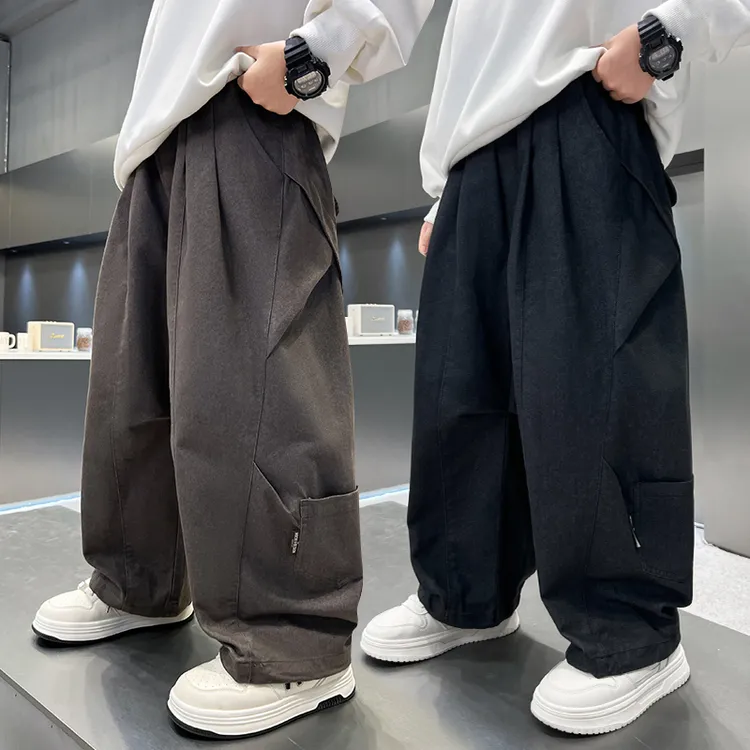 儿童装休闲裤春秋宽松2025中大童休闲韩版长裤儿童秋季裤子洋气潮