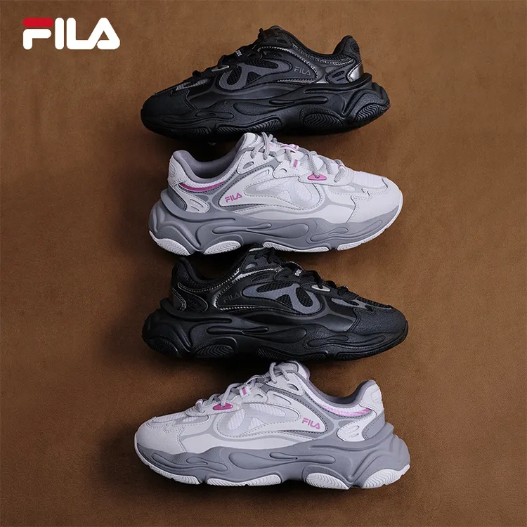 FILA 斐乐官方情侣火星4代复古运动鞋男女2025冬新款休闲鞋老爹鞋