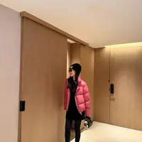 synasyna 浪漫樱花 暖暖舒适感蓬蓬面包服