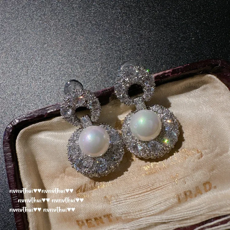 合金耳饰 人鱼泪方糖BS贝S母珍GG珠大溪DI深海贝DD珠圆环锆HH石