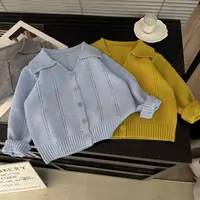 【小满】2025秋季新款时尚潮流套头开衫工艺款男女童亲子针织衫毛衣