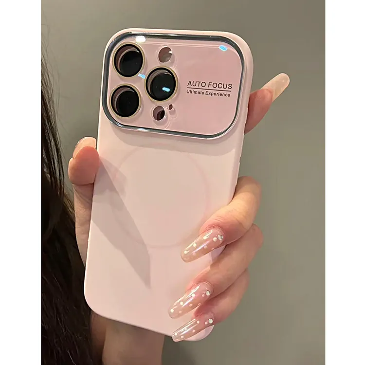 雅天立全包大视窗细圈磁吸适用苹果16/17promax手机壳iPhone15/14