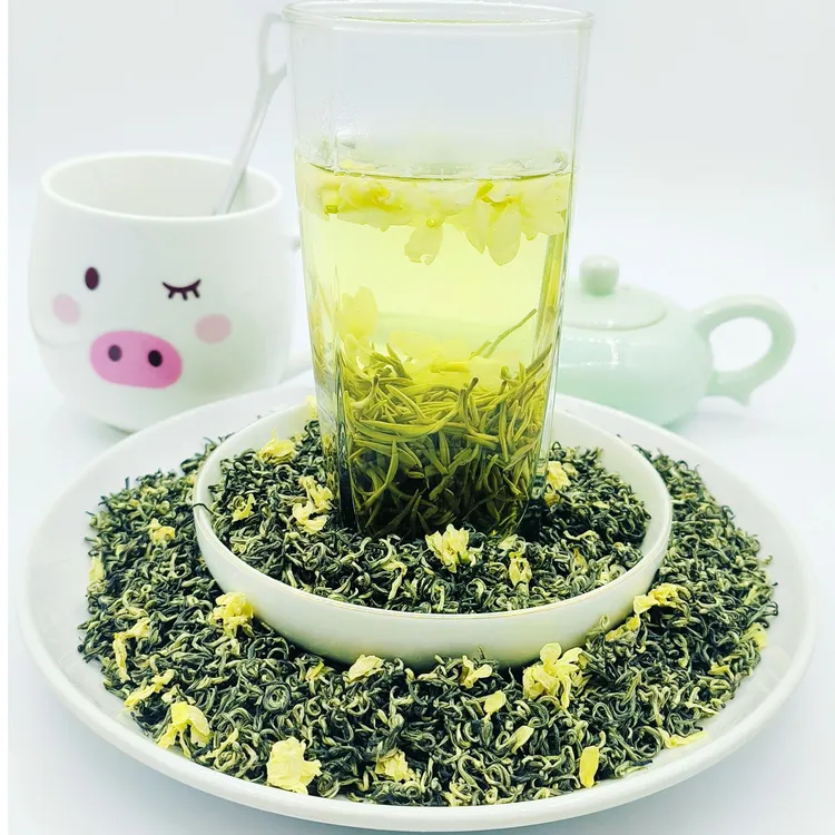 2025新7#茉莉花飘A雪茶 四川雅安蒙顶明前 碧潭螺芽春全 高山云雾