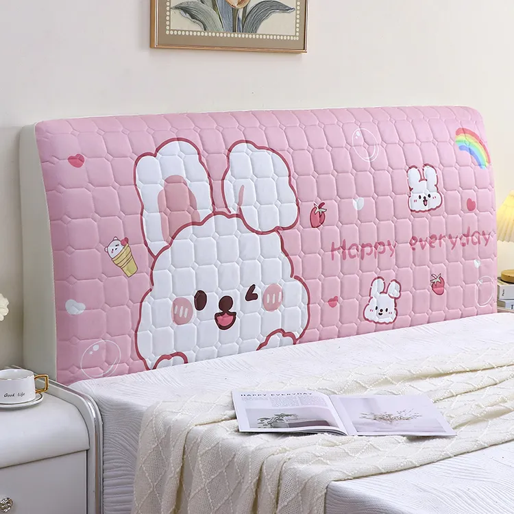 万能床头套罩软包加厚防撞保护罩卡通儿童床头罩新款遮丑床软靠垫