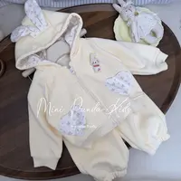 【加绒】奶油小兔卫衣开衫两件套