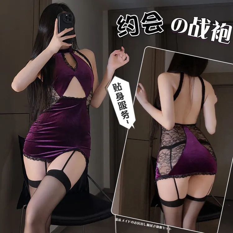 网红性感睡衣专属定制法式新柔辣妹火辣纯欲初体验蕾丝专属睡裙