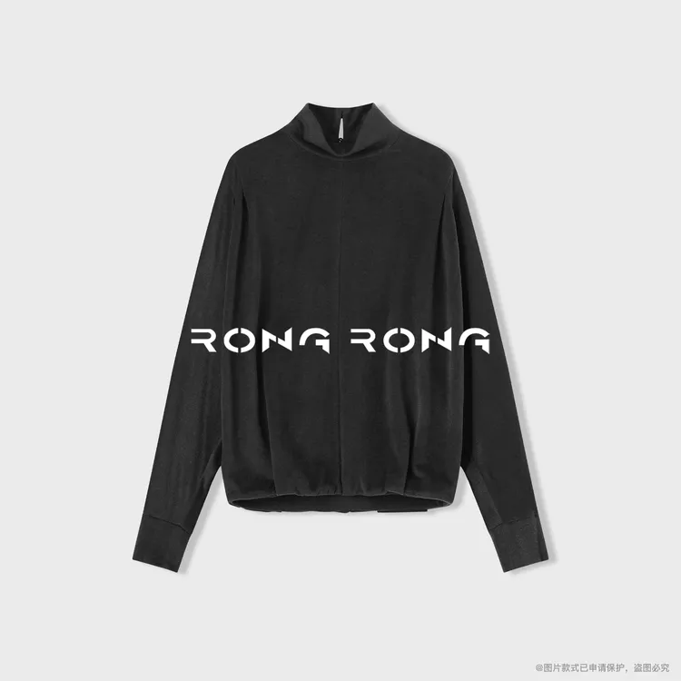 溶溶【理想家】RONGRONG 天丝真丝醋酸羊绒高领暖绒打底衫2502K731