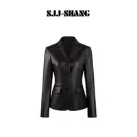 SJJ-SHANG【棱序】土耳其进口羊皮轻量夹克皮衣外套 q135603p
