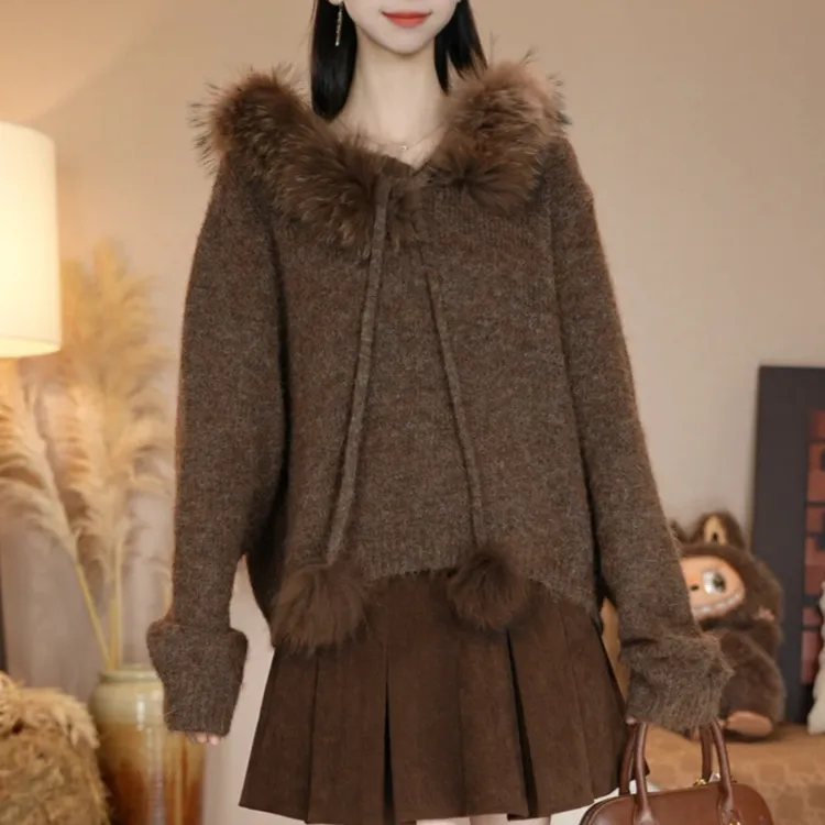 潮流气质百搭针织长袖女2025秋季洋气时尚小个子外穿显瘦洋气上衣