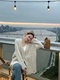 1 YYL 钻石扣麻花毛衣开衫 2025秋款上新autumn 82586