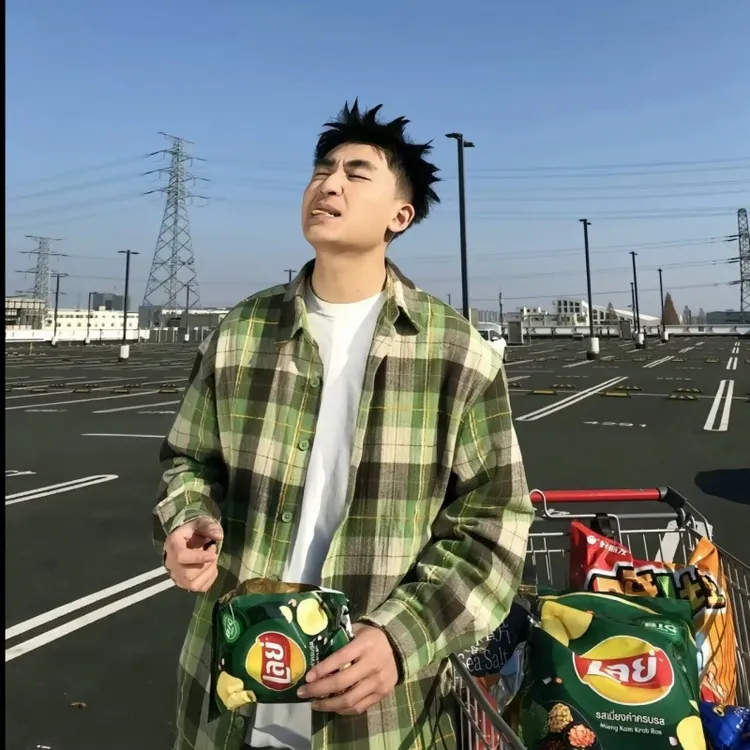 格衬衫男长袖夏季款潮牌宽松码衬衣痞帅潮流高休闲外