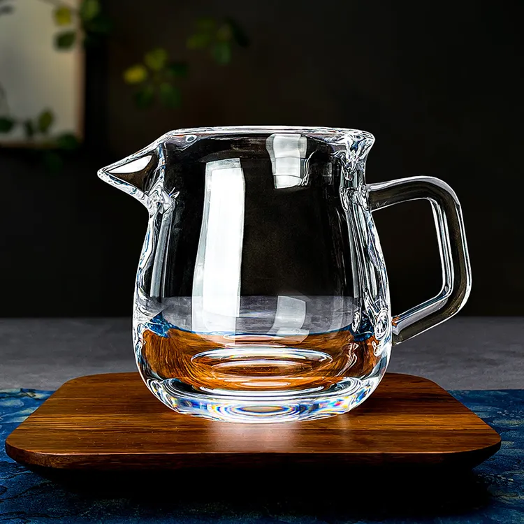 安享生活原矿水晶杯大容量福袋公道杯耐热分茶高档茶具杯子茶杯