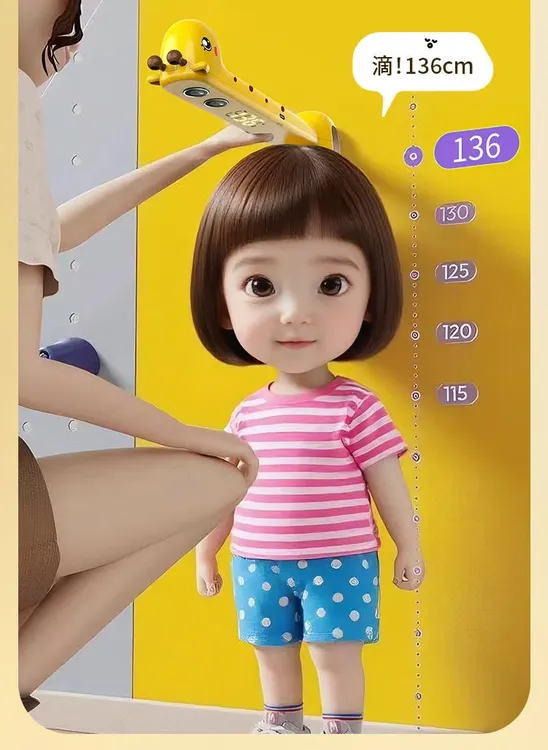 超声波身高测量依家用电子尺身高尺全自动