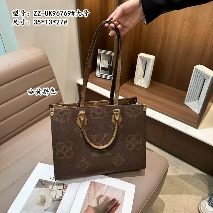 优库迪斯UK手提包丛林托特包女大包包包女款爆款2025新款老花