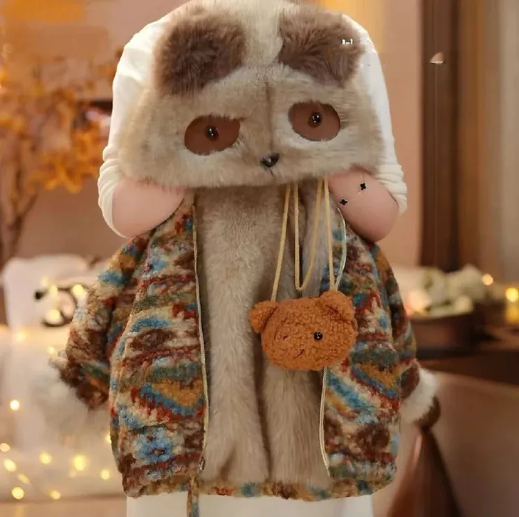 【冬上新】彩虹熊毛毛衣外套