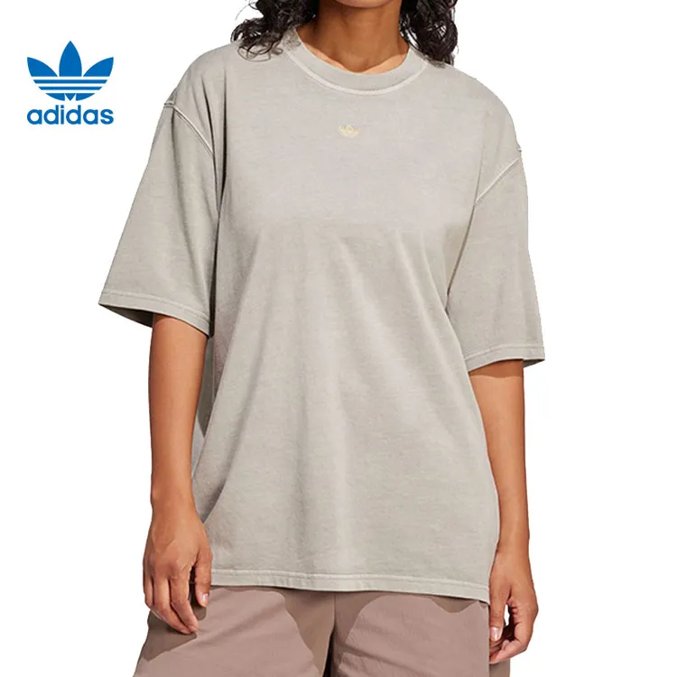 【滔搏运动】adidas Originals阿迪三叶草女子运动圆领短恤JI5730