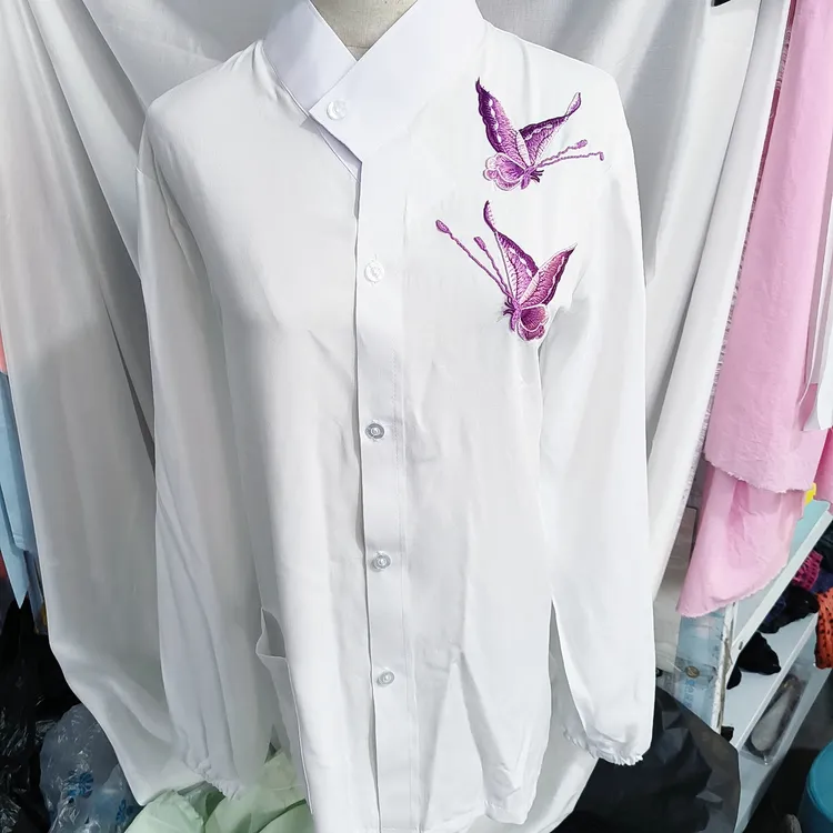 戏曲花旦京剧水衣子 水裤古装汉服蝴蝶刺绣内衣内衬打底彩裤立领