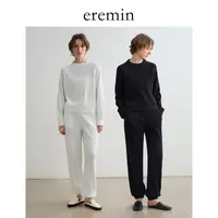 DE Mincollection华夫格卫裤/老钱风柔软针织休闲束脚卫裤40121