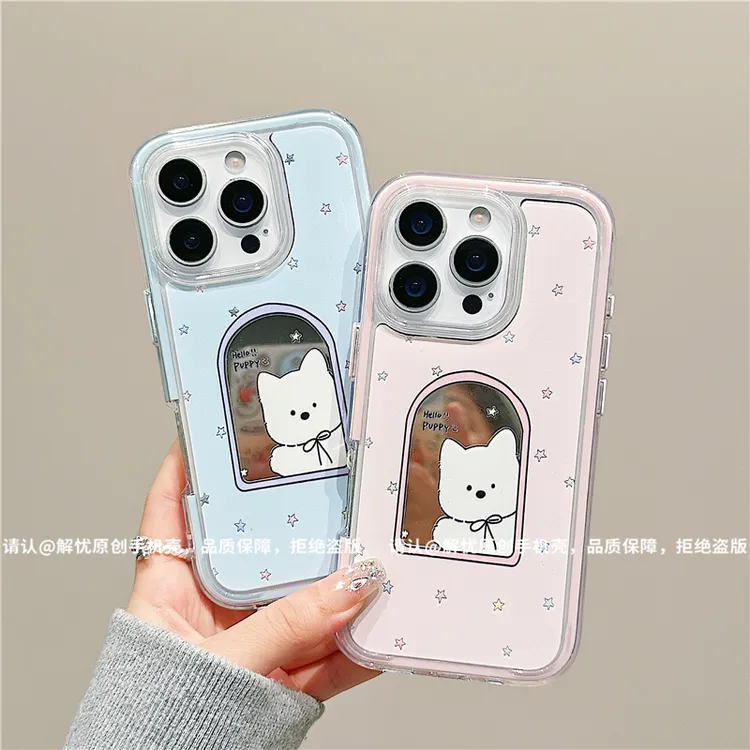 炫彩镜面适用苹果17/iPhone/华为荣耀/OPPO/小米手机壳pura70爆款