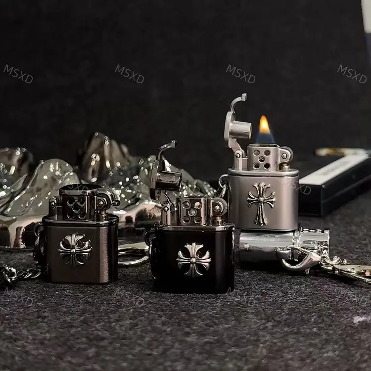 【原创手作正品】创意时尚手工迷你老式怀旧打火机砂轮煤油适合送礼