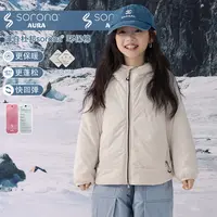 【白胖子】女童2025冬季中大童保暖外套儿童加厚防水棉服Y6633
