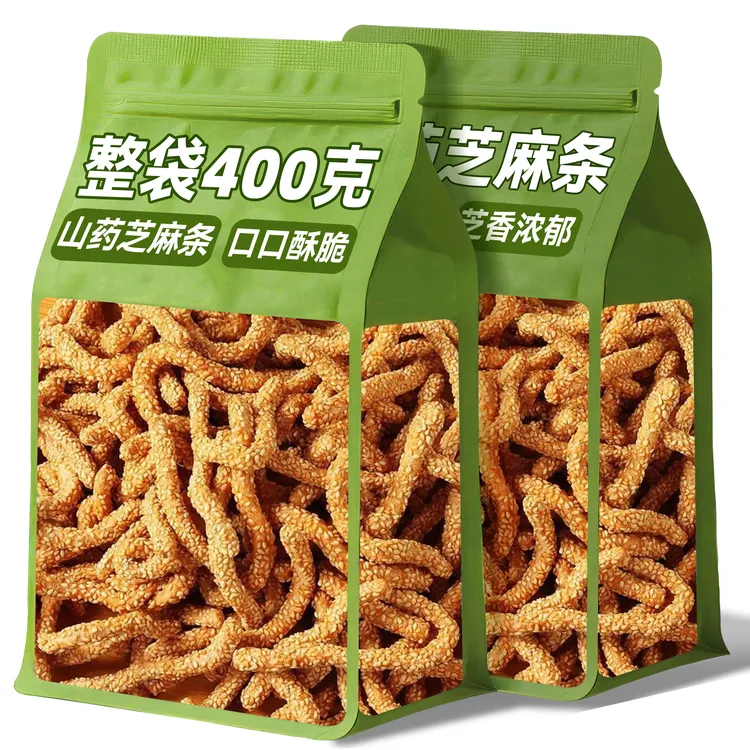 山药粉芝麻条老式糕点心金骨京果条糖芝麻酥解馋充饥小零食品特产