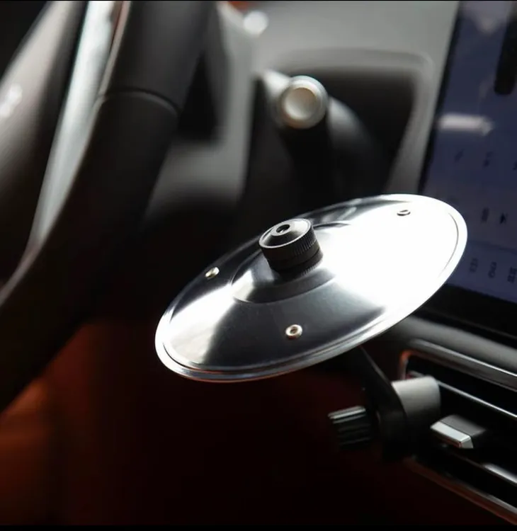新款创意汽车空调岀风口摆件车载手拍镲片车载镲片手镲