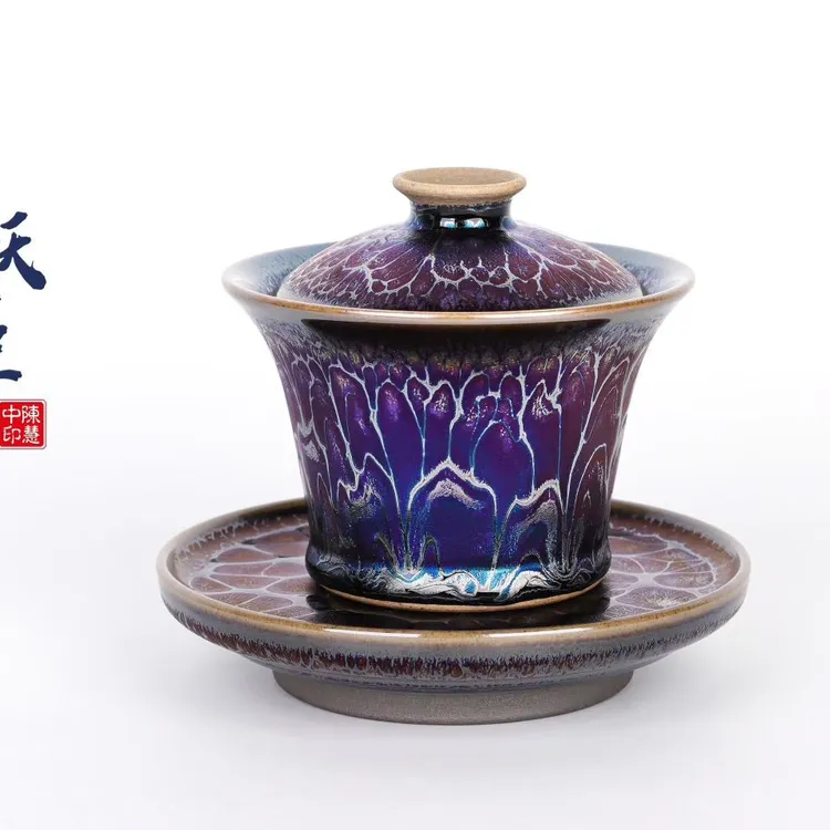陈慧中老师蓝色妖姬整套搭配，高端大气上档次，茶桌霸王花！