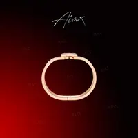 AIAX 镀k金 【夏上新】韩版时尚经典百搭个性气质手镯TSS7391