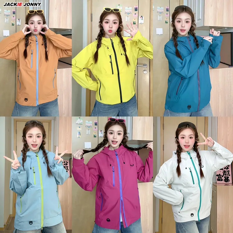 【山雨风壳】冲锋衣女男士外套情侣登山旅行夹克春秋季2025新款防水