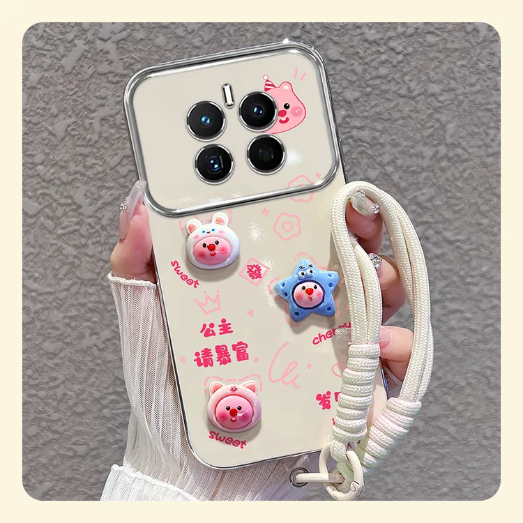 适用【荣耀magic7/pro】大视窗手机壳露比公主请暴富女可爱硅胶防摔