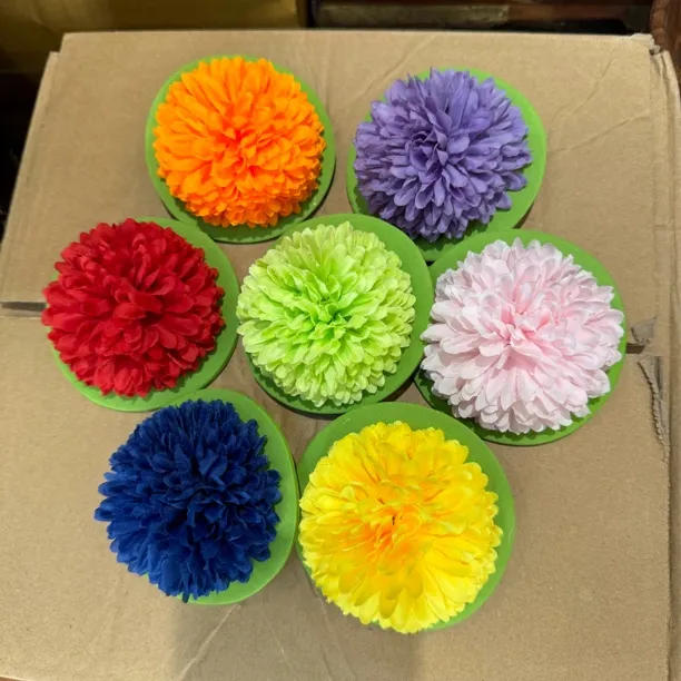 仿真水上漂供水布花一包7朵