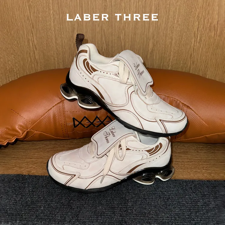 LABERTHREE 25秋季芭蕾运动德训鞋反鞋舌复古时髦休闲气垫鞋