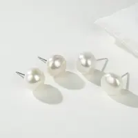 【云上好物】29 DS33976-S925银珍珠耳钉-多样性发一件-10mm（JG）