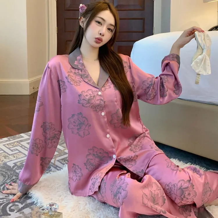 【达人专属】睡衣春秋季女士2025年新款两件套高级家居服ly-aa