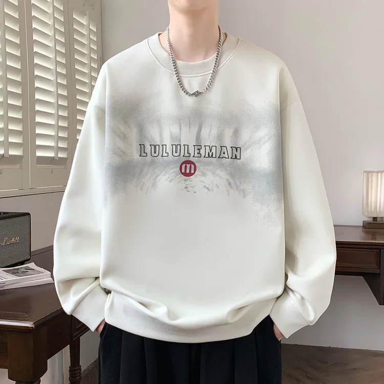 秋季2025年新款卫衣初中高中学生男孩子秋装休闲印花帅气打底衫