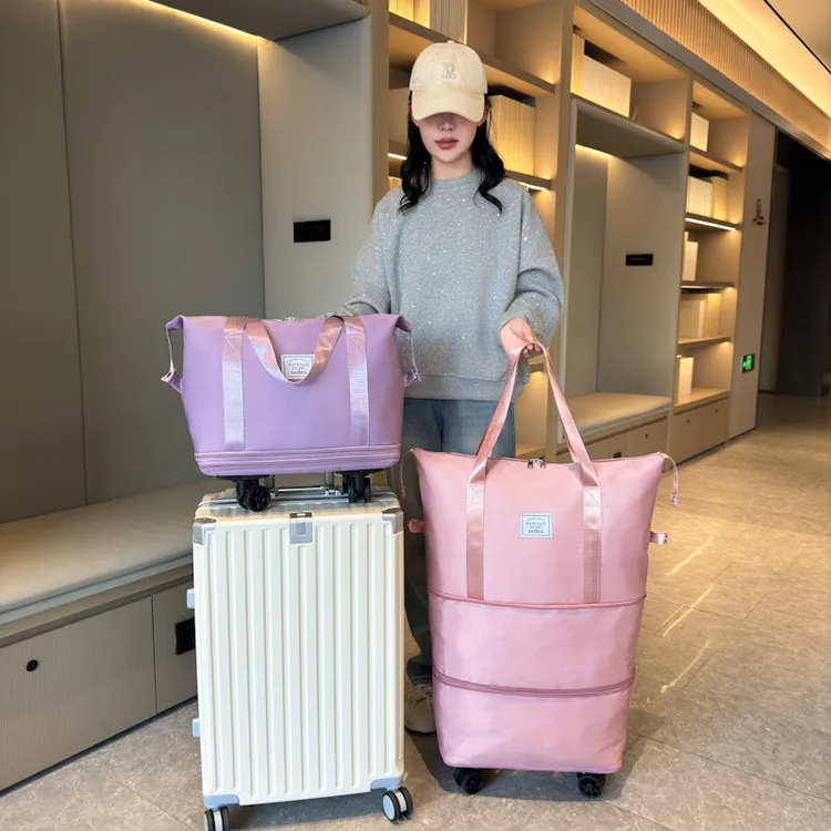 万向轮旅行包大容量女超大拉杆手提轻便出差待产收纳包旅游行李袋
