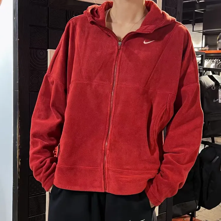 【马年红品】NIKE耐克女子ONE TF FZ TOPPOLAR运动外套HV3699-613