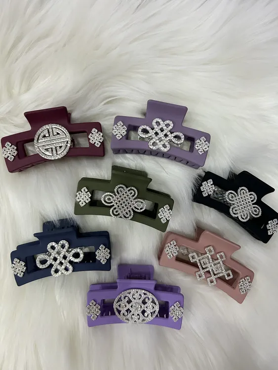 阿日奈好物.蒙古元素民族风多巴胺手工抓夹