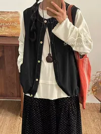 叨叨推荐款#SCS#8381#马甲  FL