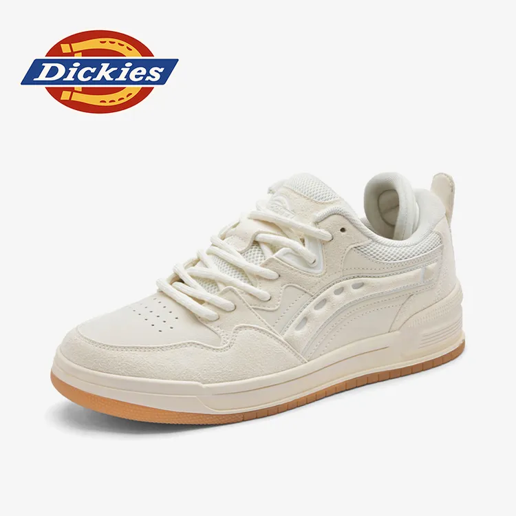 Dickies男鞋休闲板鞋男2025新款秋季运动鞋子复古平底潮鞋网布鞋