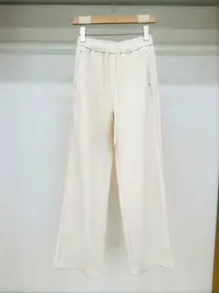 时尚垂感设计师直筒裤春夏秋女阔腿裤纯色高弹力休闲裤百搭运动