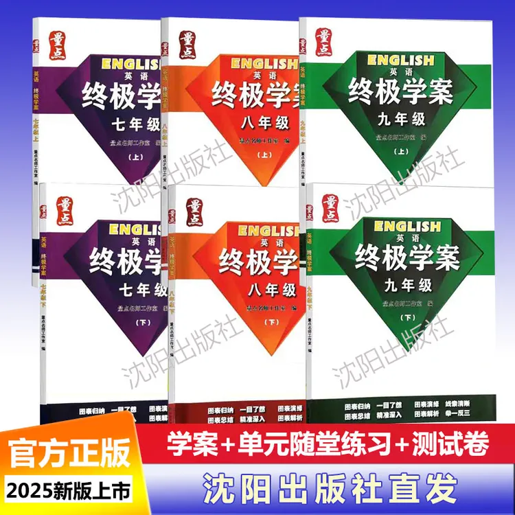 【出版社直发】最新量点初中英语终极学案（沪教/人教）