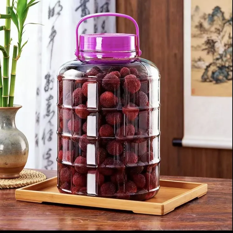 加厚玻璃泡菜坛五谷杂粮腌辣椒密封罐防潮防霉茶叶果酒瓶腌腊八蒜
